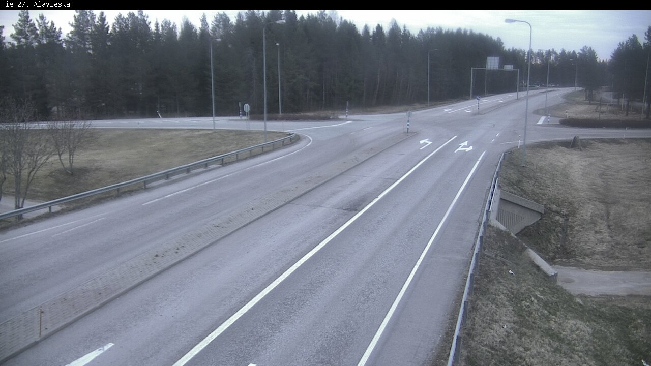 Weather Camera Image Väg 27 Alavieska, Ylivieska, Pohjois-Pohjanmaa