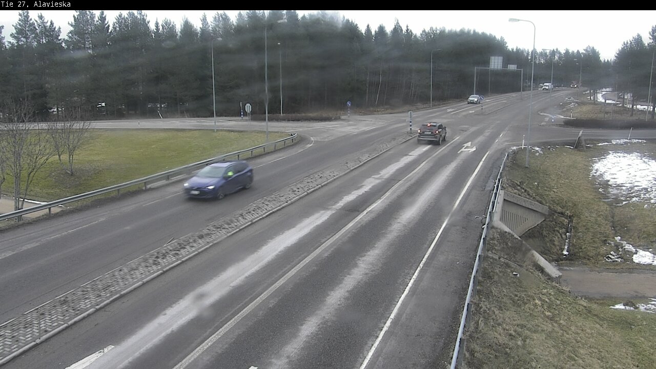 Weather Camera Image Väg 27 Alavieska, Ylivieska, Pohjois-Pohjanmaa