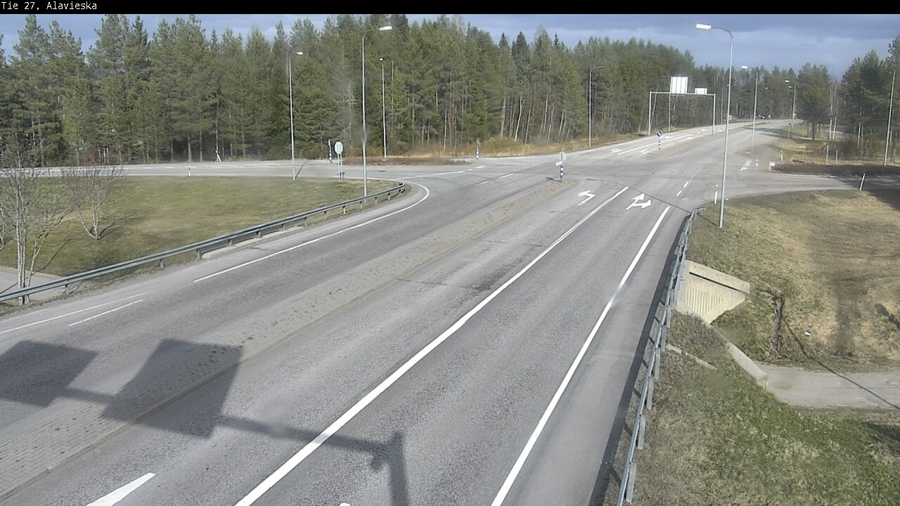 Weather Camera Image Väg 27 Alavieska, Ylivieska, Pohjois-Pohjanmaa