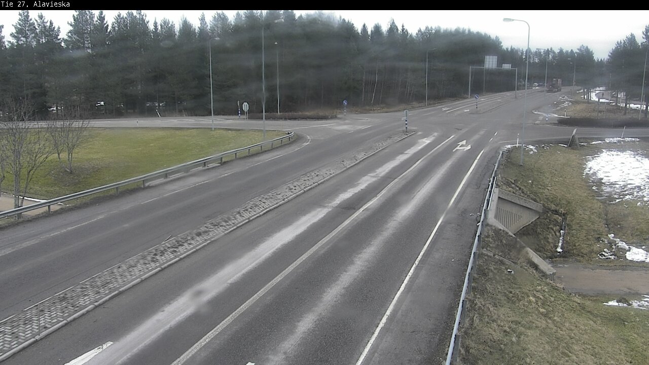 Weather Camera Image Väg 27 Alavieska, Ylivieska, Pohjois-Pohjanmaa