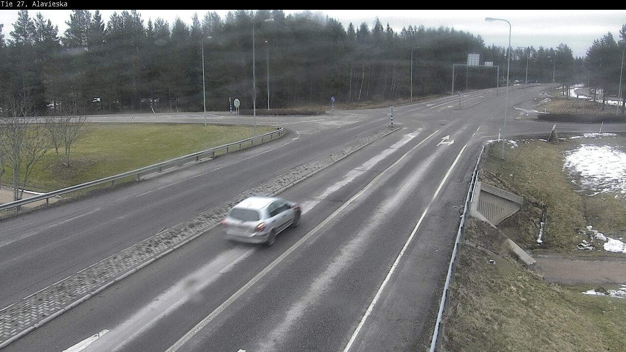 Weather Camera Image Väg 27 Alavieska, Ylivieska, Pohjois-Pohjanmaa