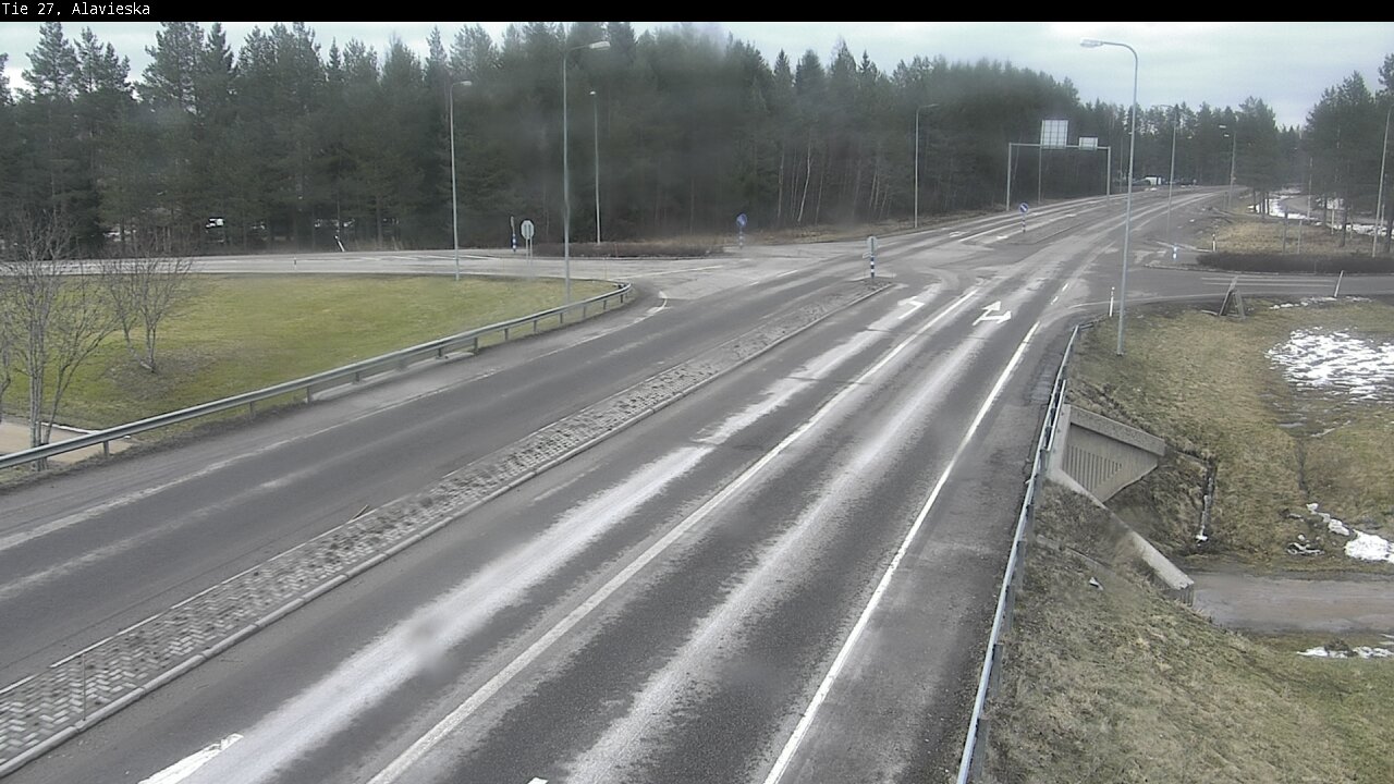 Weather Camera Image Väg 27 Alavieska, Ylivieska, Pohjois-Pohjanmaa