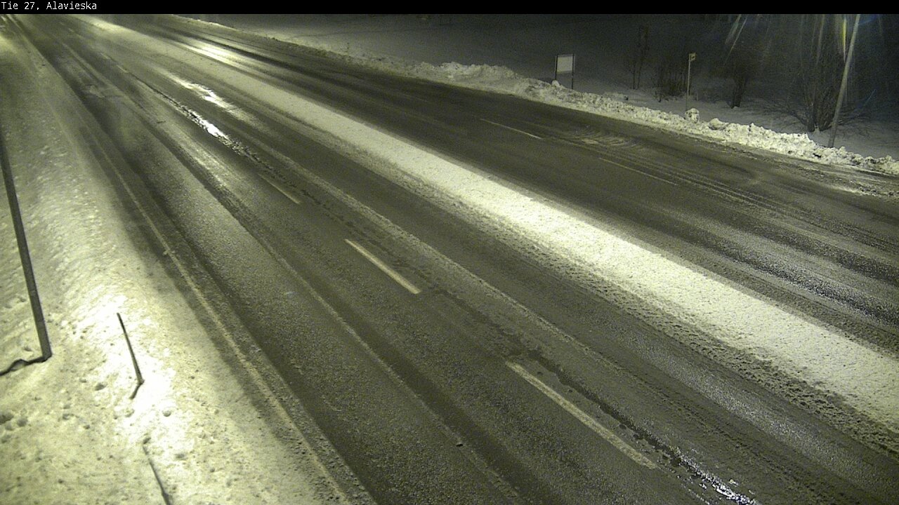 Weather Camera Image Väg 27 Alavieska, Ylivieska, Pohjois-Pohjanmaa