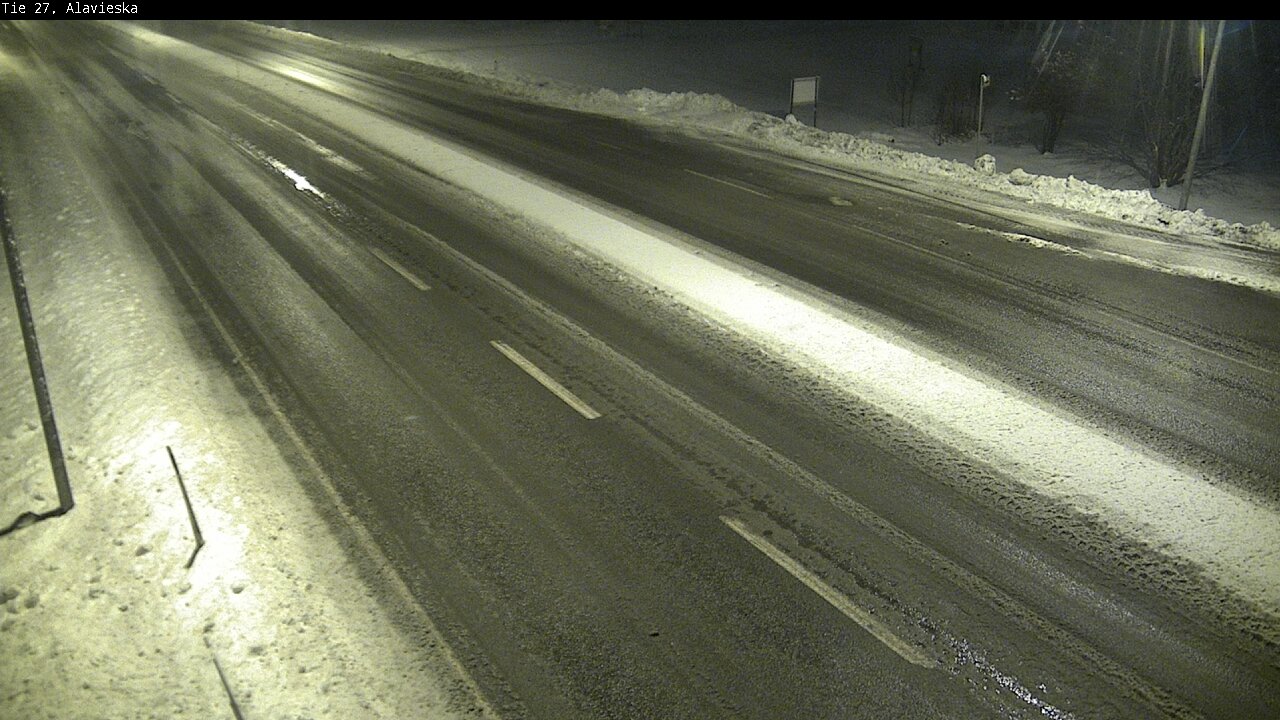 Weather Camera Image Väg 27 Alavieska, Ylivieska, Pohjois-Pohjanmaa