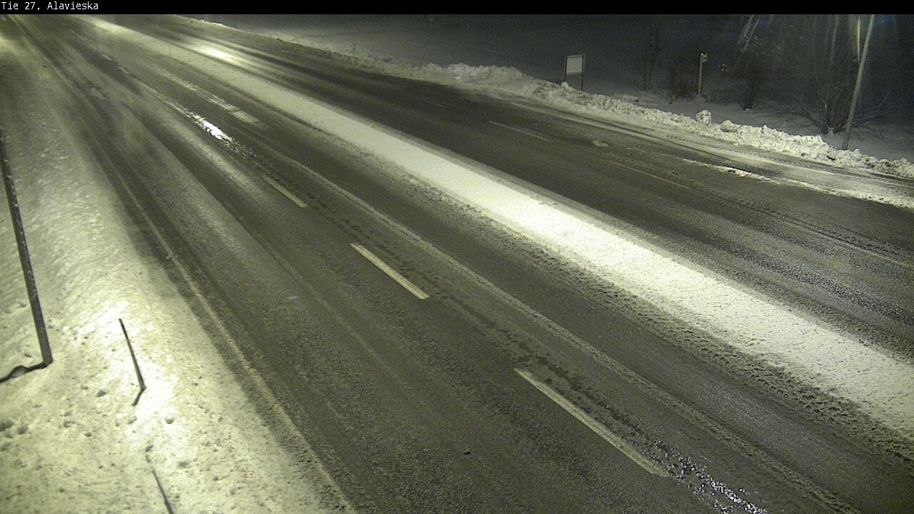 Weather Camera Image Väg 27 Alavieska, Ylivieska, Pohjois-Pohjanmaa