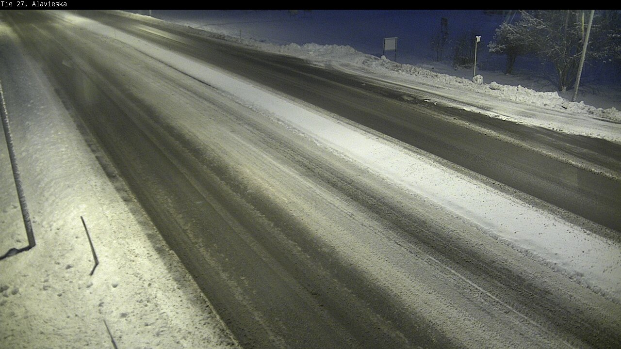 Weather Camera Image Väg 27 Alavieska, Ylivieska, Pohjois-Pohjanmaa