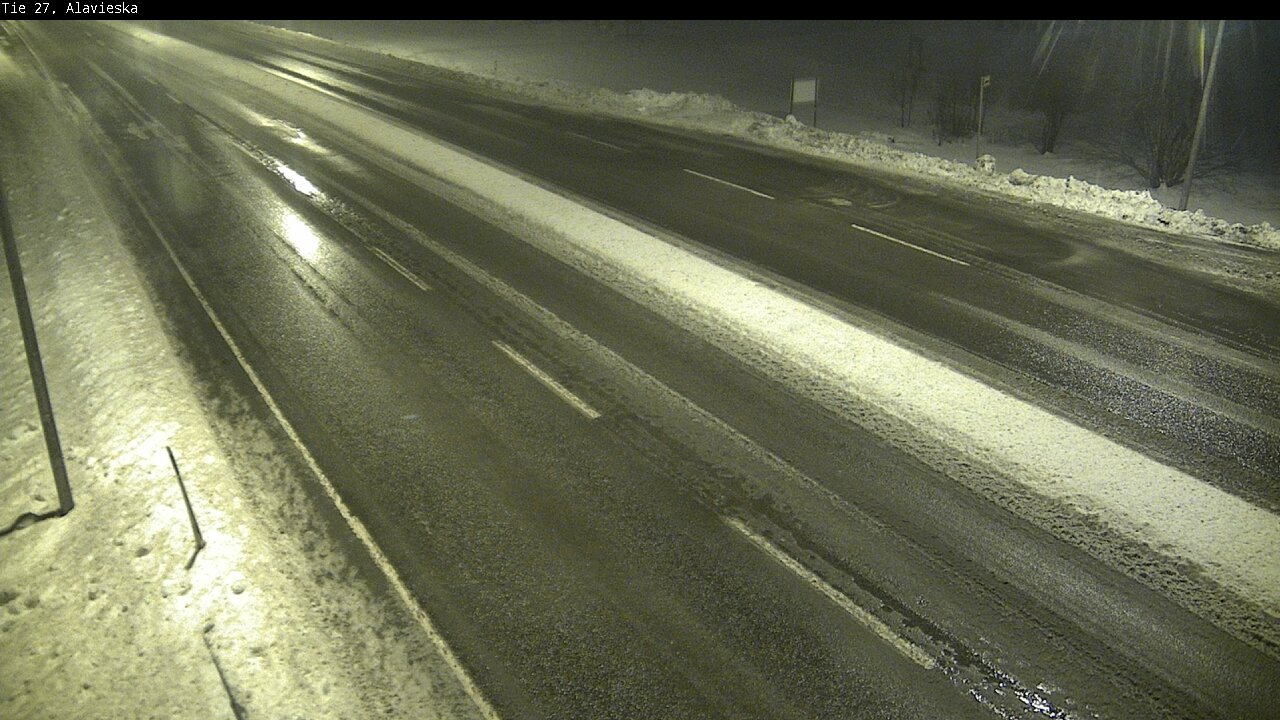 Weather Camera Image Väg 27 Alavieska, Ylivieska, Pohjois-Pohjanmaa