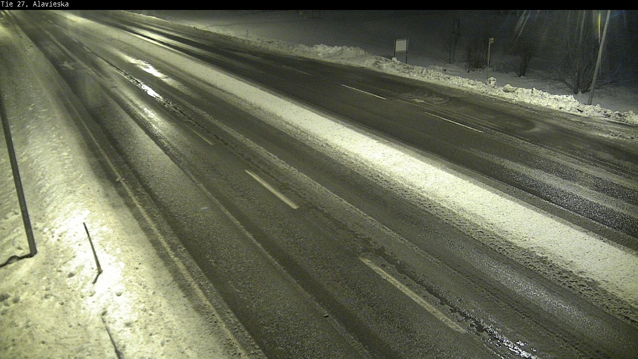 Weather Camera Image Väg 27 Alavieska, Ylivieska, Pohjois-Pohjanmaa