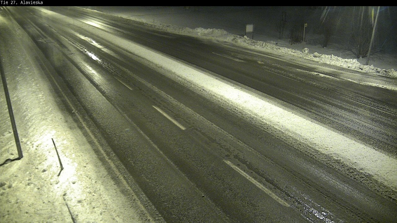 Weather Camera Image Väg 27 Alavieska, Ylivieska, Pohjois-Pohjanmaa