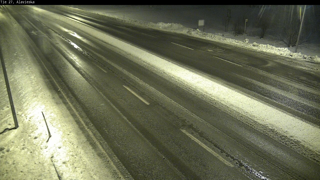 Weather Camera Image Väg 27 Alavieska, Ylivieska, Pohjois-Pohjanmaa