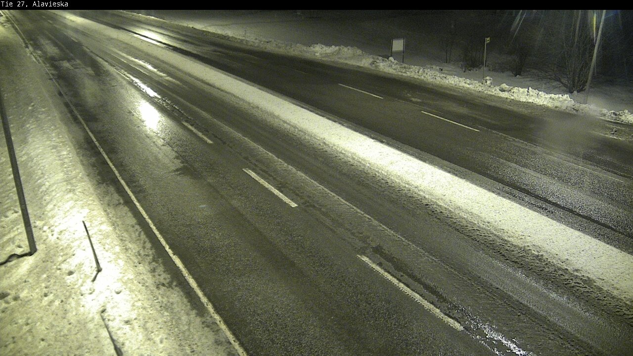 Weather Camera Image Väg 27 Alavieska, Ylivieska, Pohjois-Pohjanmaa