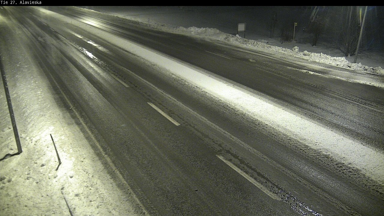 Weather Camera Image Väg 27 Alavieska, Ylivieska, Pohjois-Pohjanmaa