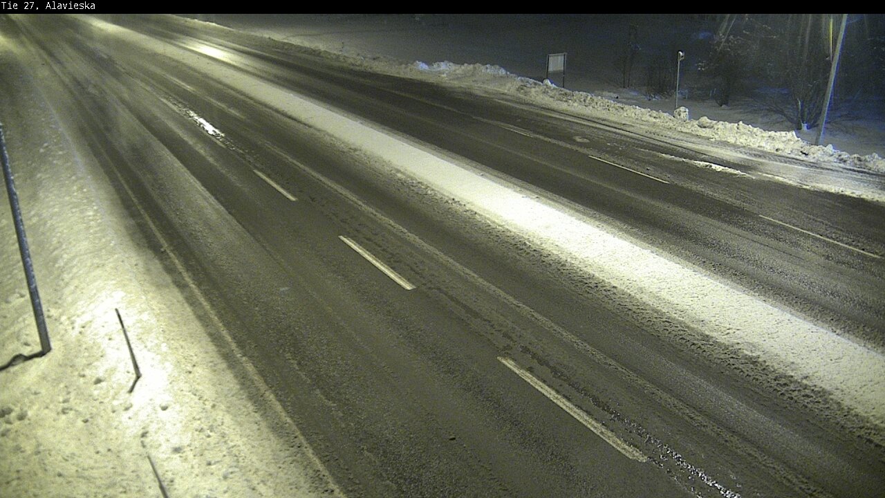 Weather Camera Image Väg 27 Alavieska, Ylivieska, Pohjois-Pohjanmaa