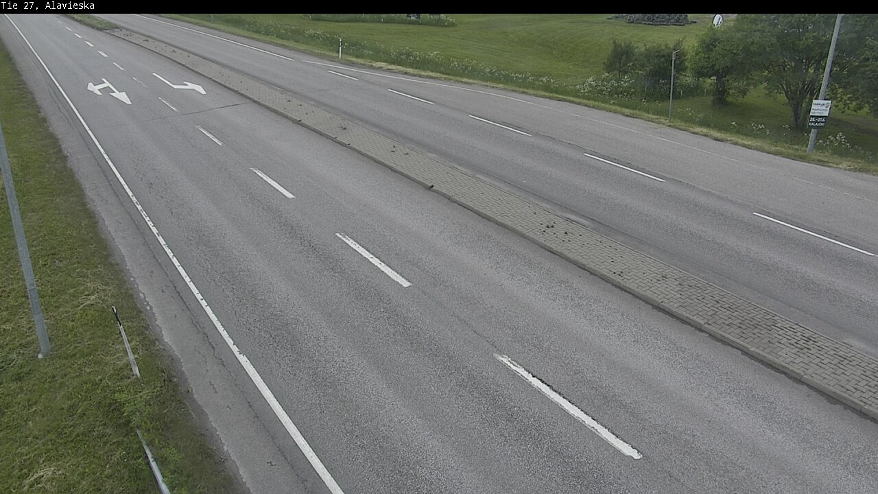 Weather Camera Image Väg 27 Alavieska, Ylivieska, Pohjois-Pohjanmaa