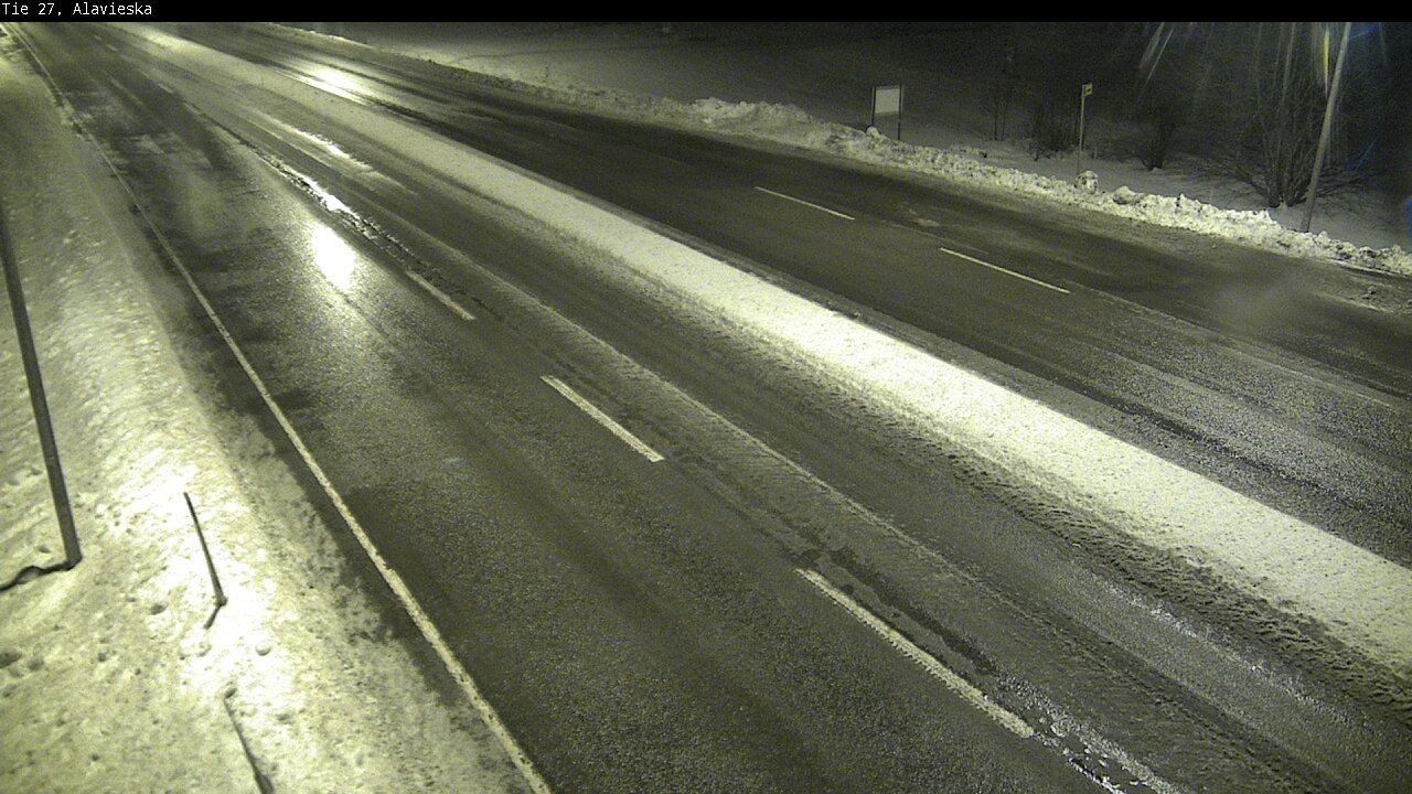 Weather Camera Image Väg 27 Alavieska, Ylivieska, Pohjois-Pohjanmaa