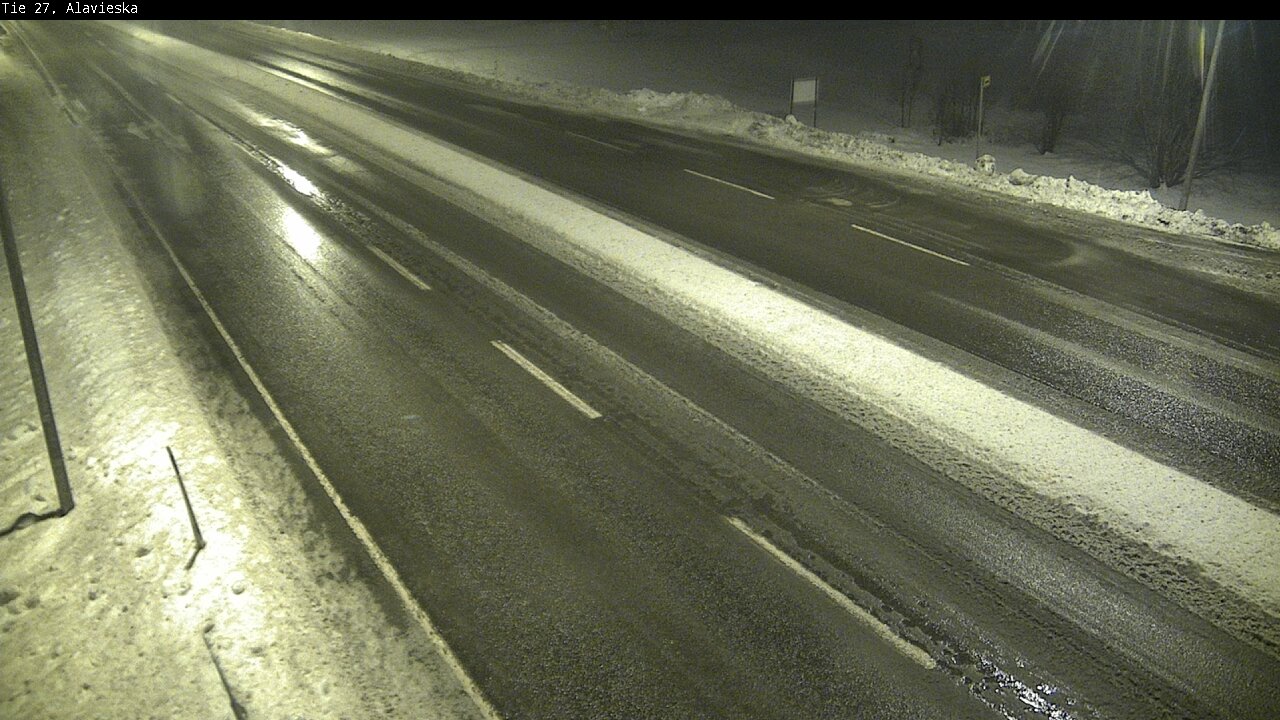 Weather Camera Image Väg 27 Alavieska, Ylivieska, Pohjois-Pohjanmaa