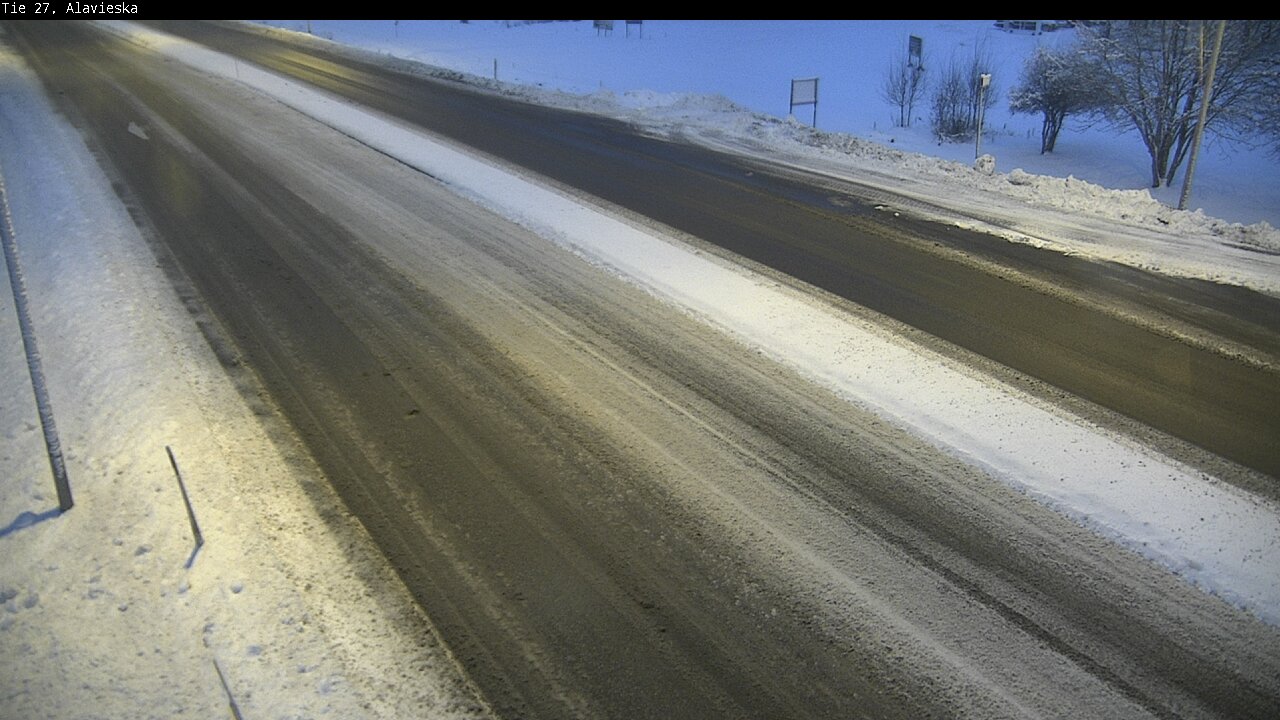 Weather Camera Image Väg 27 Alavieska, Ylivieska, Pohjois-Pohjanmaa