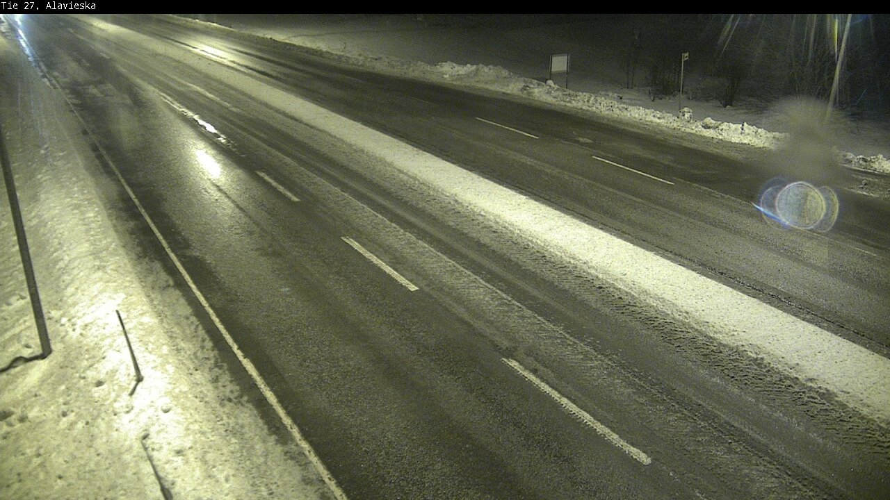 Weather Camera Image Väg 27 Alavieska, Ylivieska, Pohjois-Pohjanmaa