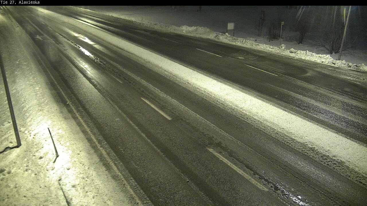 Weather Camera Image Väg 27 Alavieska, Ylivieska, Pohjois-Pohjanmaa