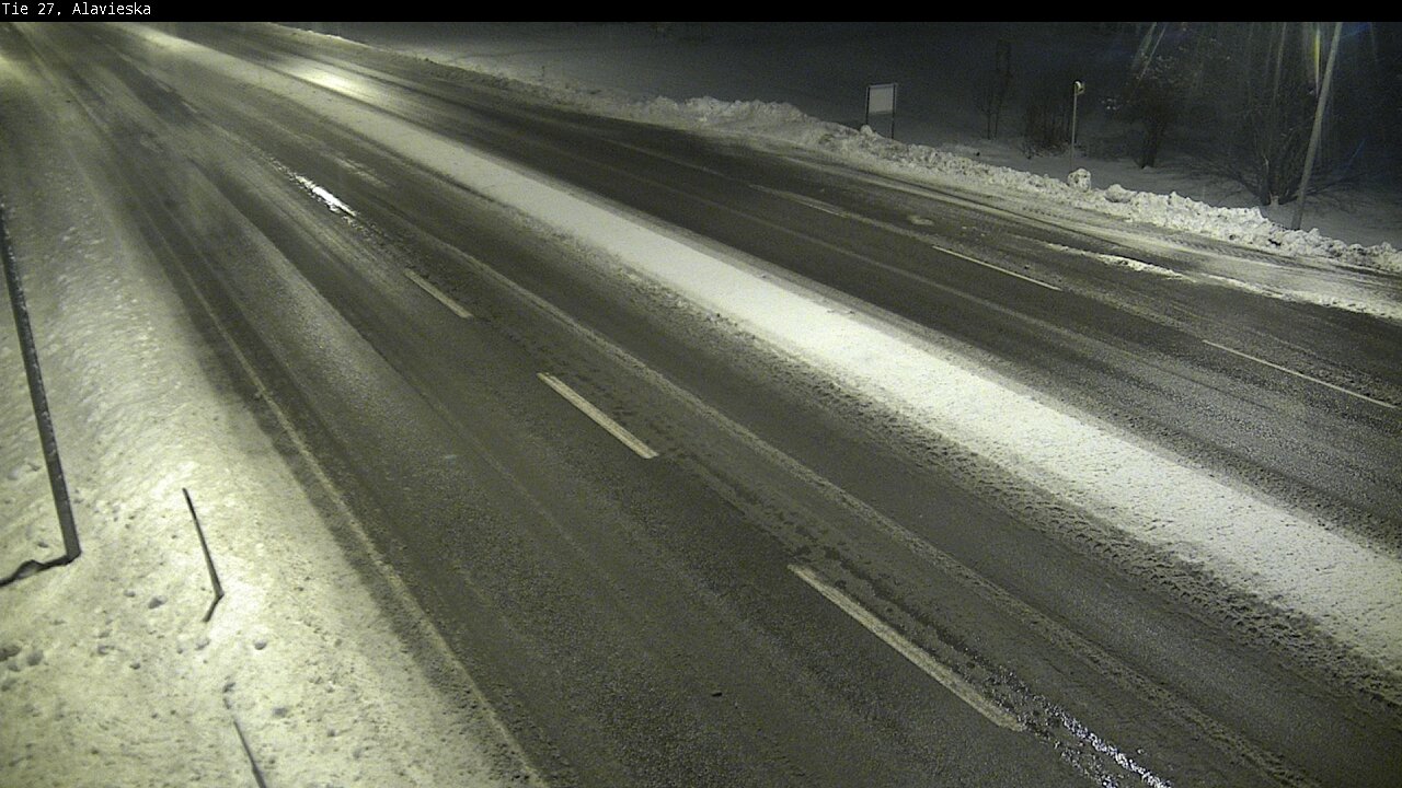 Weather Camera Image Väg 27 Alavieska, Ylivieska, Pohjois-Pohjanmaa