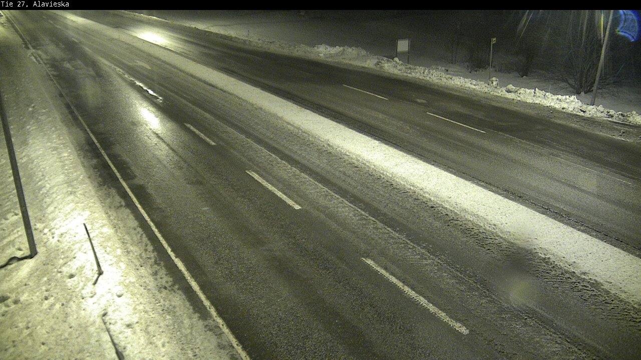 Weather Camera Image Väg 27 Alavieska, Ylivieska, Pohjois-Pohjanmaa