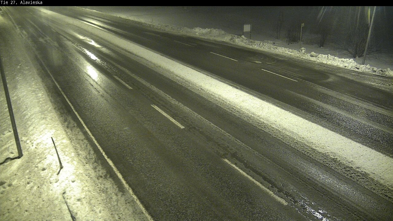 Weather Camera Image Väg 27 Alavieska, Ylivieska, Pohjois-Pohjanmaa