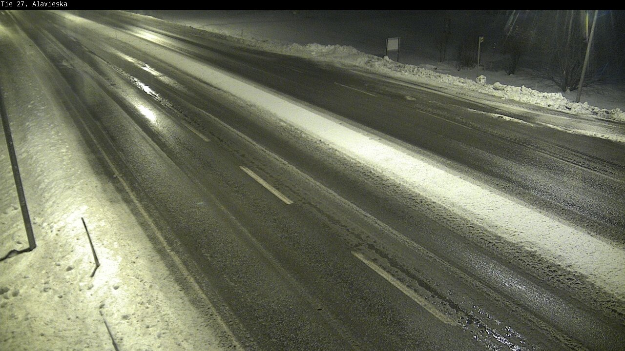 Weather Camera Image Väg 27 Alavieska, Ylivieska, Pohjois-Pohjanmaa