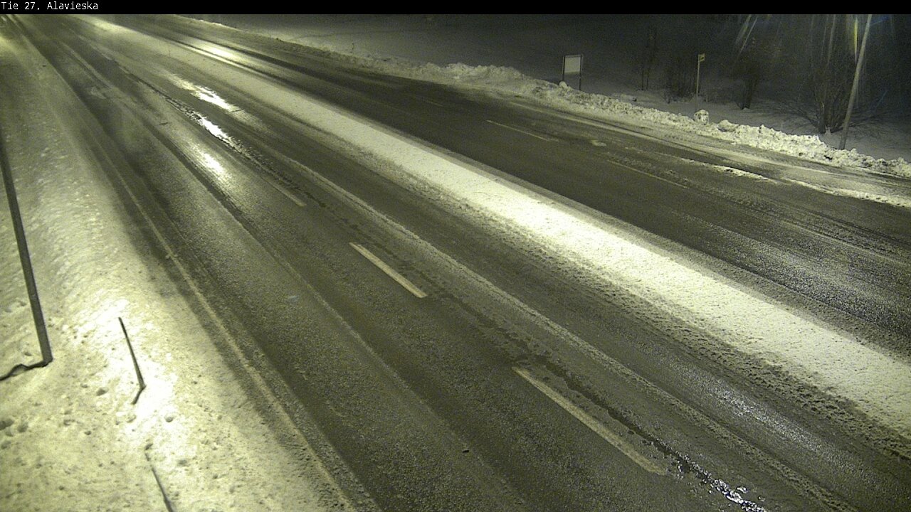 Weather Camera Image Väg 27 Alavieska, Ylivieska, Pohjois-Pohjanmaa