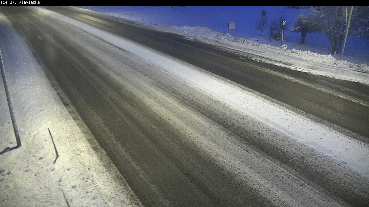 Weather Camera Image Väg 27 Alavieska, Ylivieska, Pohjois-Pohjanmaa