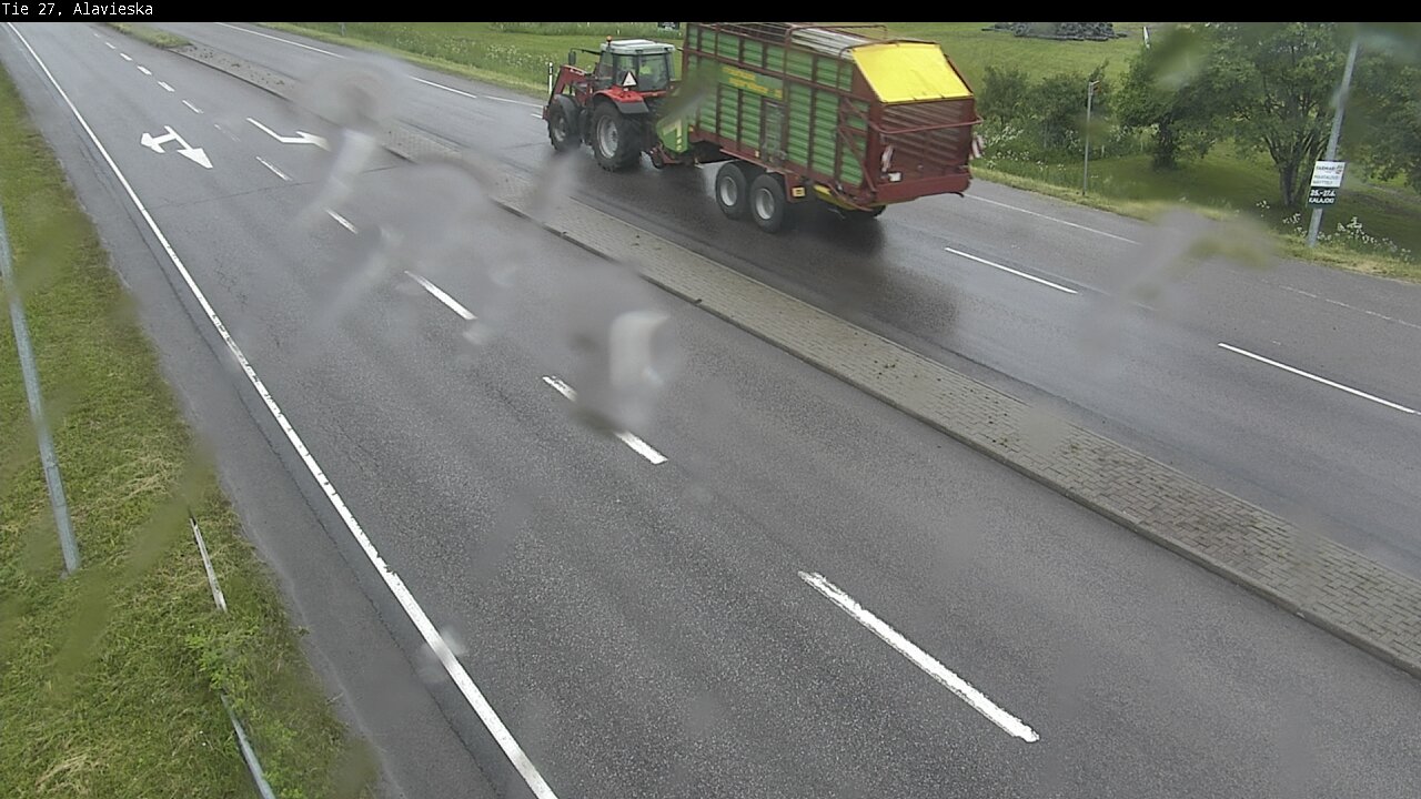 Weather Camera Image Väg 27 Alavieska, Ylivieska, Pohjois-Pohjanmaa