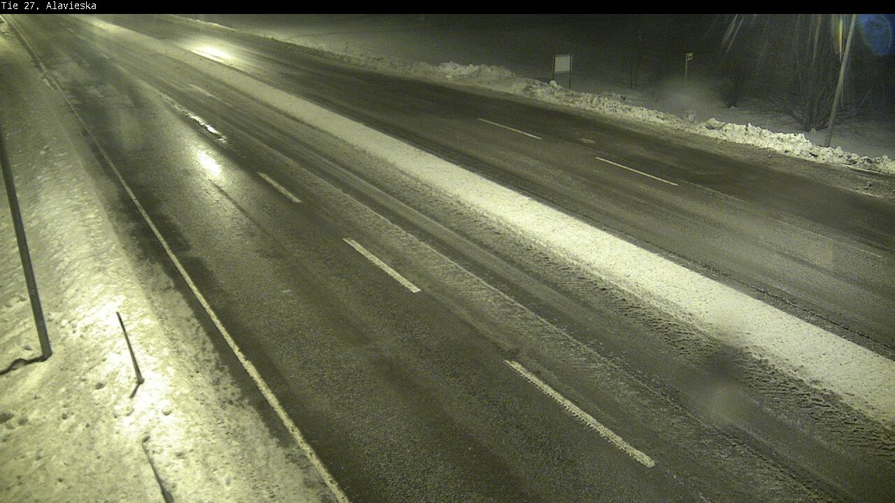 Weather Camera Image Väg 27 Alavieska, Ylivieska, Pohjois-Pohjanmaa