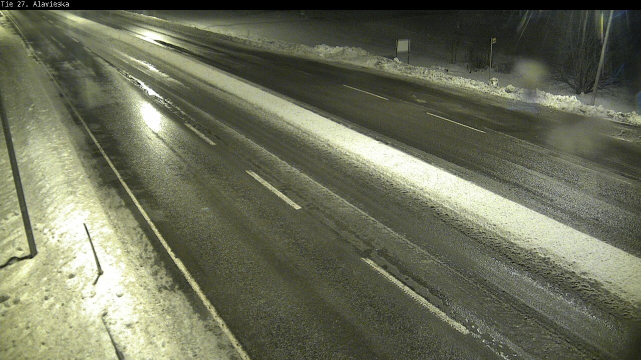 Weather Camera Image Väg 27 Alavieska, Ylivieska, Pohjois-Pohjanmaa