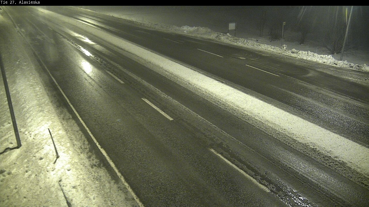 Weather Camera Image Väg 27 Alavieska, Ylivieska, Pohjois-Pohjanmaa