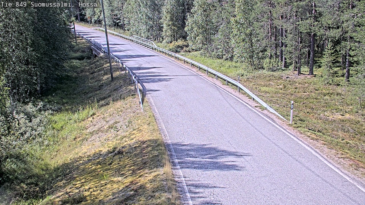 Weather Camera Image Road 950 843 Suomussalmi, Hossa, Suomussalmi, Kainuu