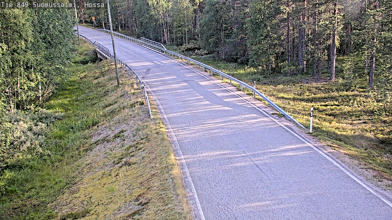 Kelikamerat Kuva Tie 843 Suomussalmi, Hossa, Suomussalmi, Kainuu