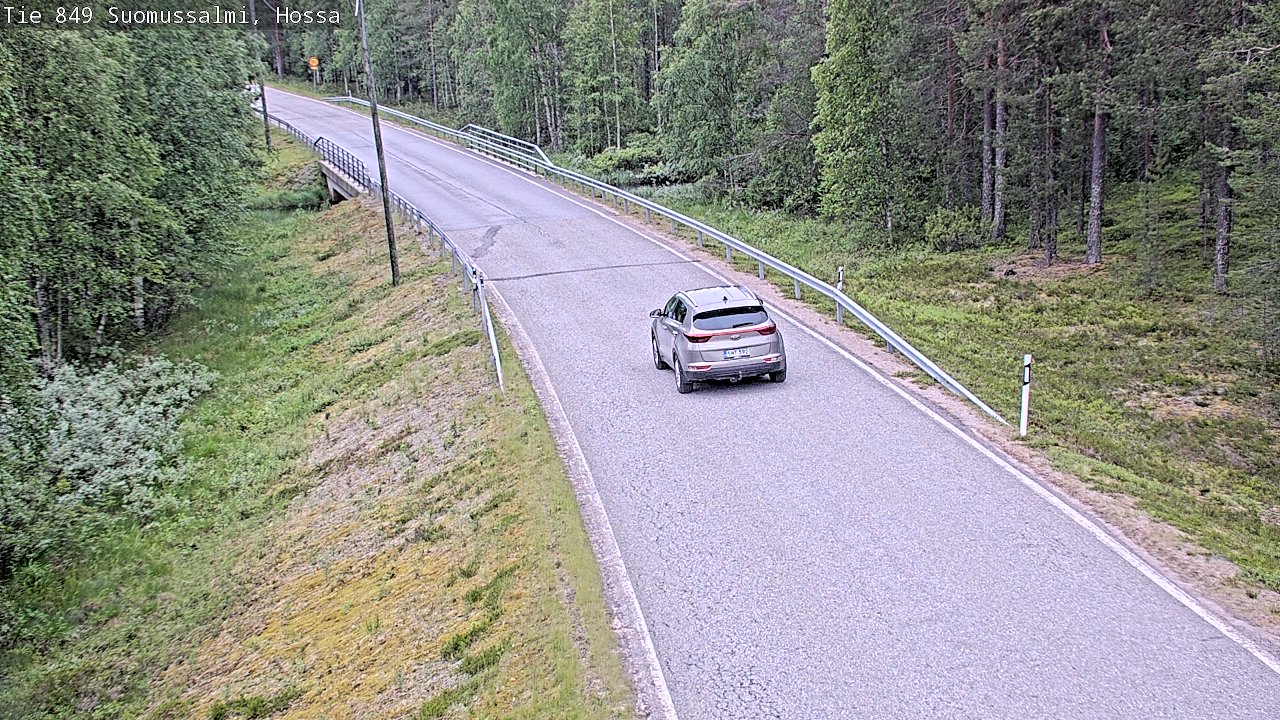 Kelikamerat Kuva Tie 843 Suomussalmi, Hossa, Suomussalmi, Kainuu