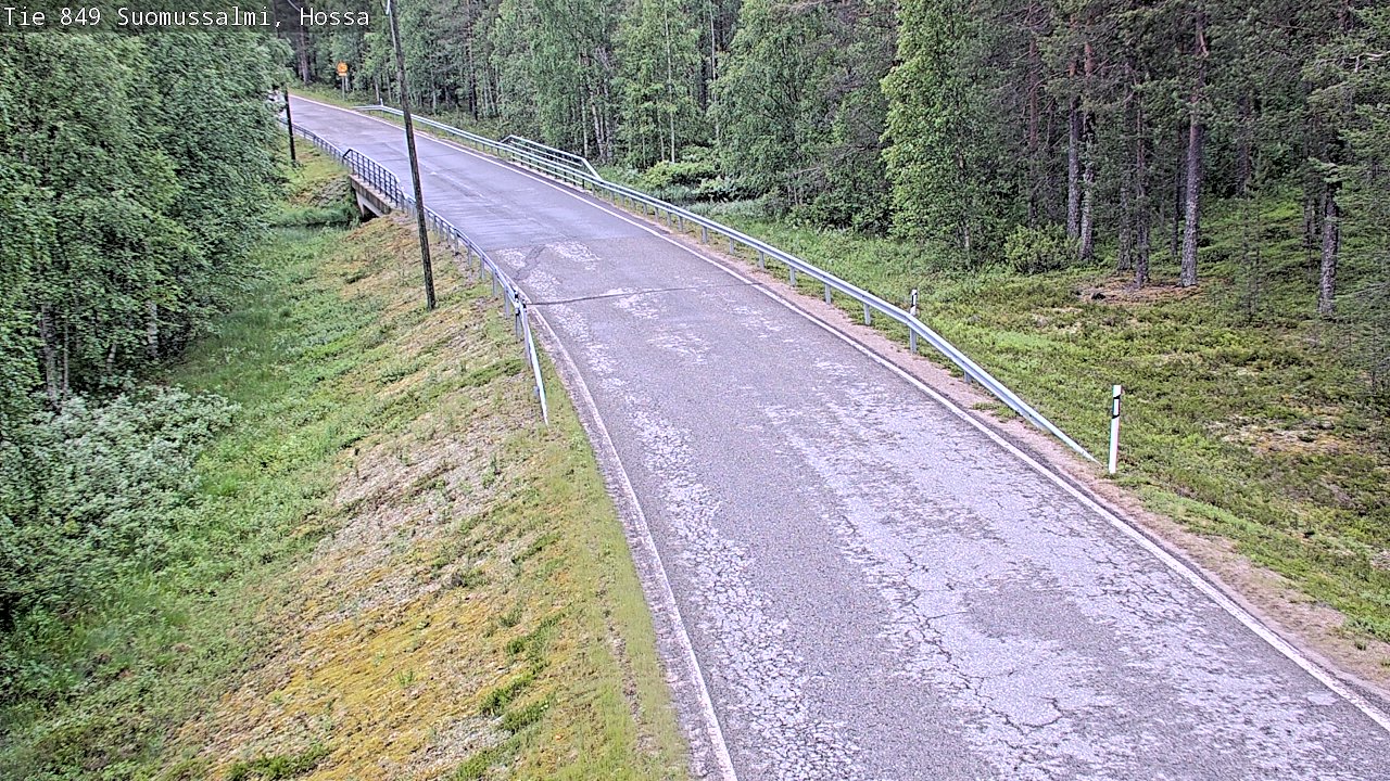 Kelikamerat Kuva Tie 843 Suomussalmi, Hossa, Suomussalmi, Kainuu