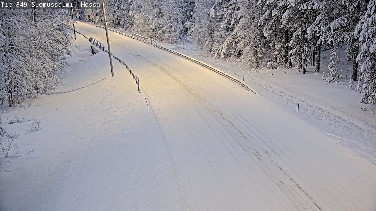 Kelikamerat Kuva Tie 843 Suomussalmi, Hossa, Suomussalmi, Kainuu