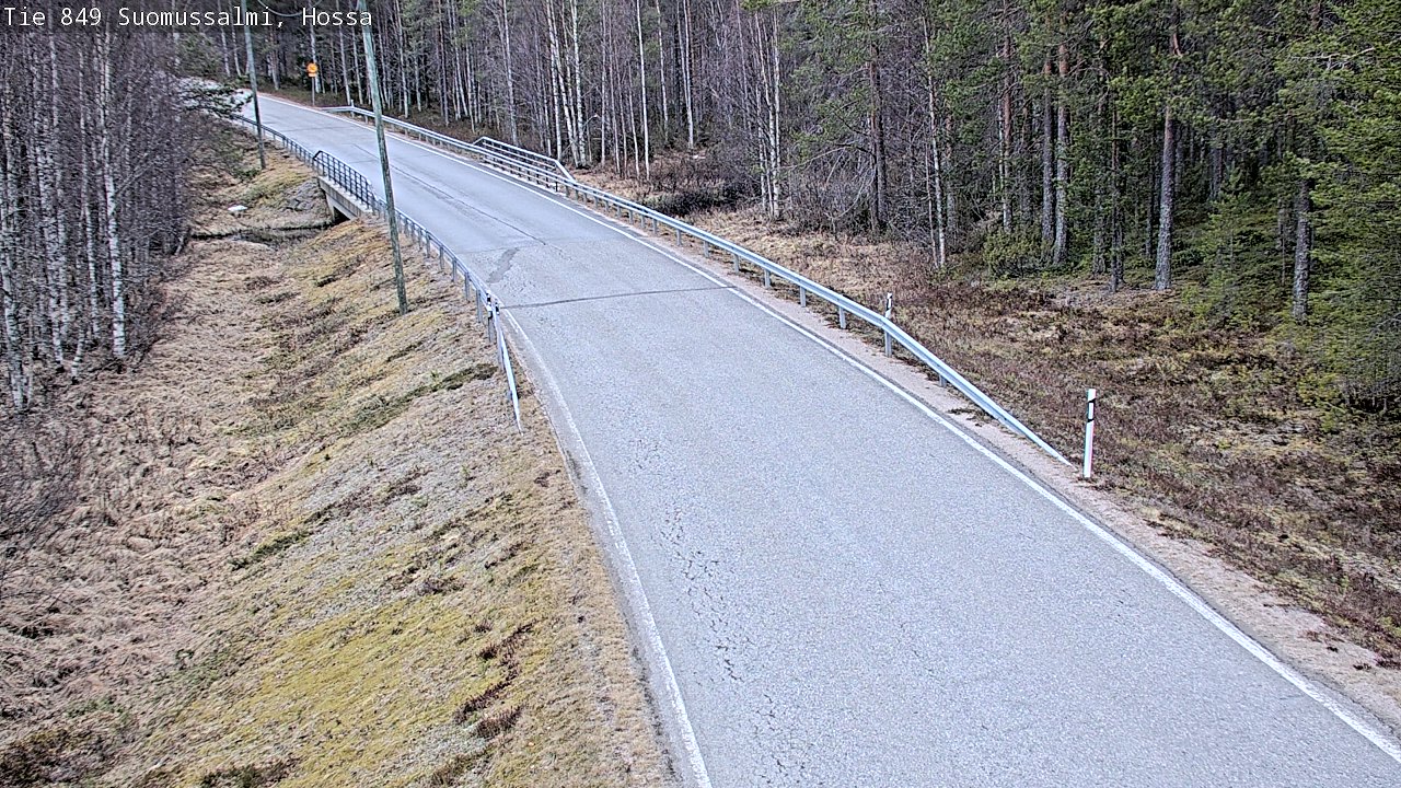 Kelikamerat Kuva Tie 843 Suomussalmi, Hossa, Suomussalmi, Kainuu