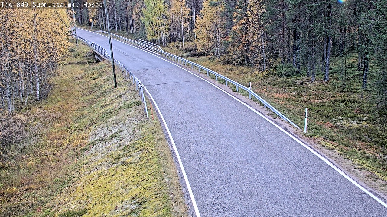 Kelikamerat Kuva Tie 843 Suomussalmi, Hossa, Suomussalmi, Kainuu