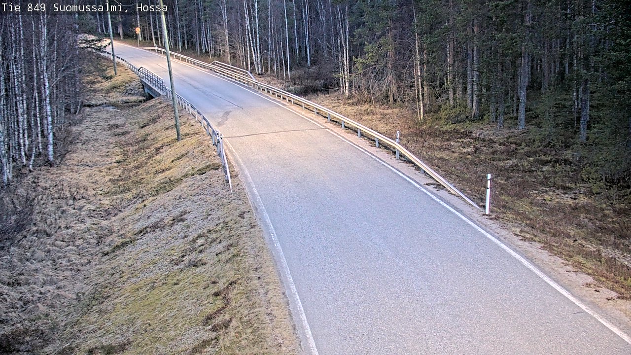 Kelikamerat Kuva Tie 843 Suomussalmi, Hossa, Suomussalmi, Kainuu