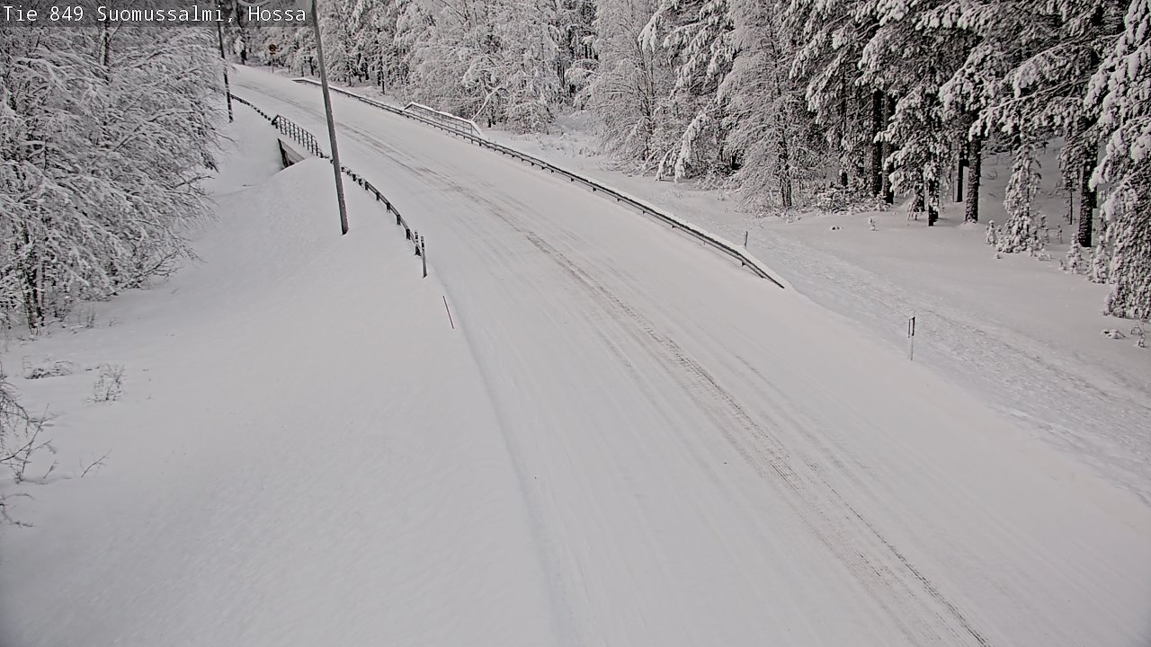 Kelikamerat Kuva Tie 843 Suomussalmi, Hossa, Suomussalmi, Kainuu