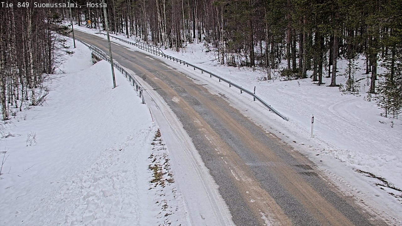 Weather Camera Image Road 950 843 Suomussalmi, Hossa, Suomussalmi, Kainuu