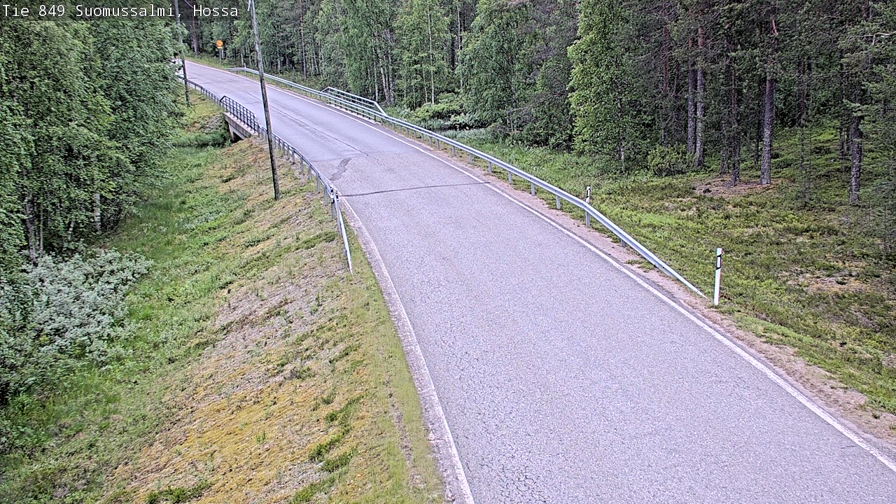 Kelikamerat Kuva Tie 843 Suomussalmi, Hossa, Suomussalmi, Kainuu