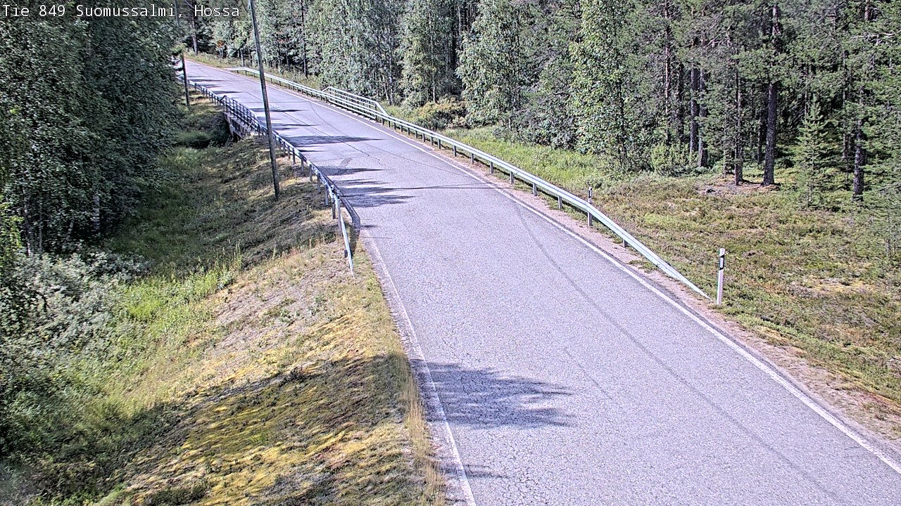 Weather Camera Image Road 950 843 Suomussalmi, Hossa, Suomussalmi, Kainuu