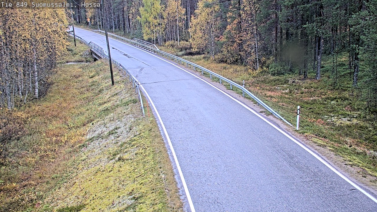 Weather Camera Image Road 950 843 Suomussalmi, Hossa, Suomussalmi, Kainuu