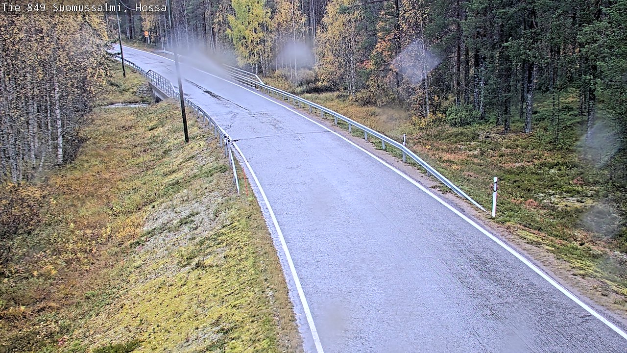 Weather Camera Image Road 950 843 Suomussalmi, Hossa, Suomussalmi, Kainuu