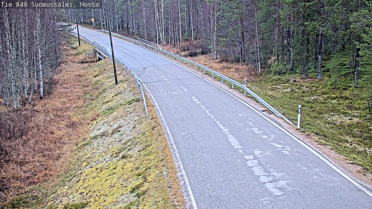 Kelikamerat Kuva Tie 843 Suomussalmi, Hossa, Suomussalmi, Kainuu