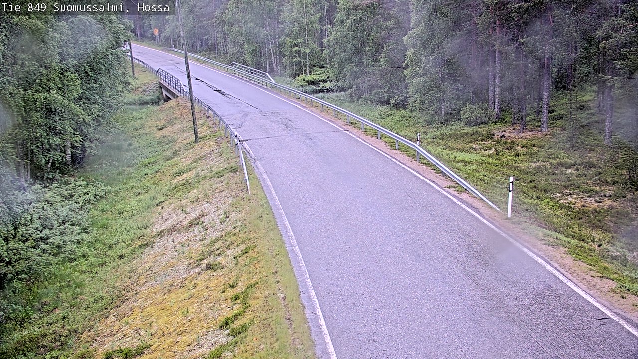 Kelikamerat Kuva Tie 843 Suomussalmi, Hossa, Suomussalmi, Kainuu