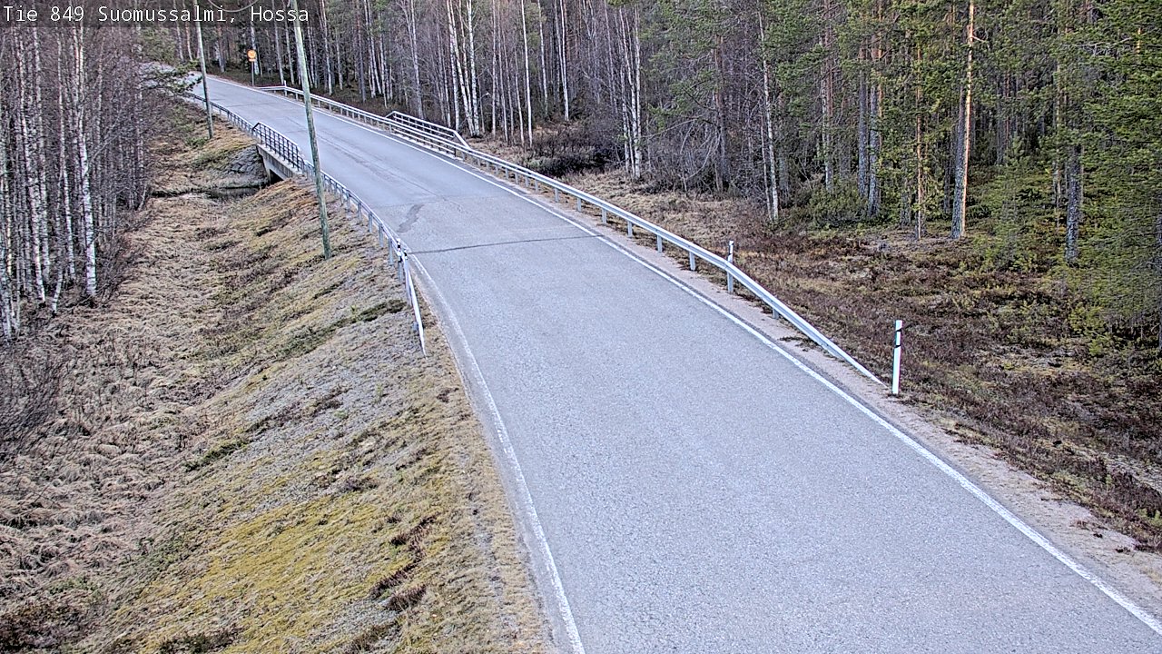 Kelikamerat Kuva Tie 843 Suomussalmi, Hossa, Suomussalmi, Kainuu